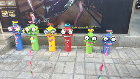 贵溪商业区彩绘