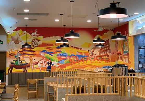 贵溪商业空间彩绘介绍。