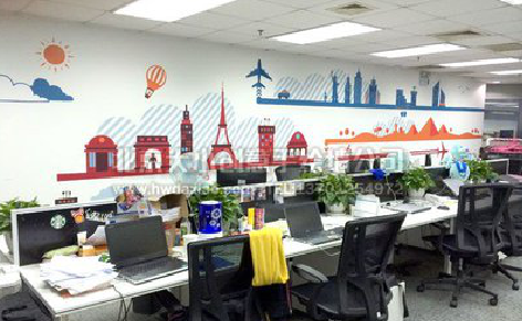 贵溪教你设计办公室墙绘的方法。