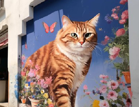 贵溪自己绘制有个性的手绘墙